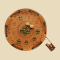 Shut the Box – handgefertigtes Spiel auf graviertem Kunstleder